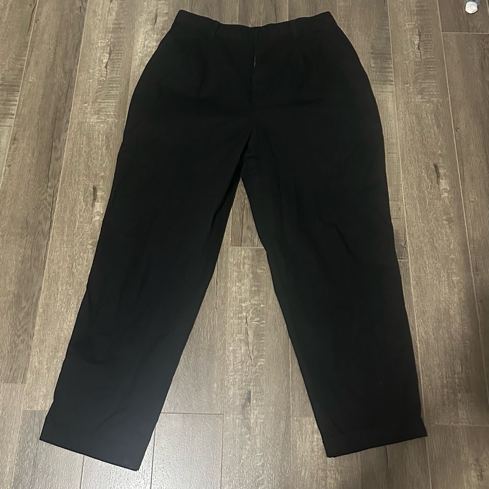 GAP Black Straight-Leg Pants